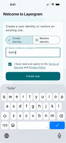 Escolha o nome a exibir