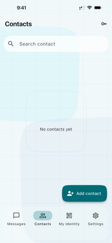 Adicione um contacto