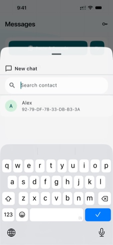 Escolha o destinatário