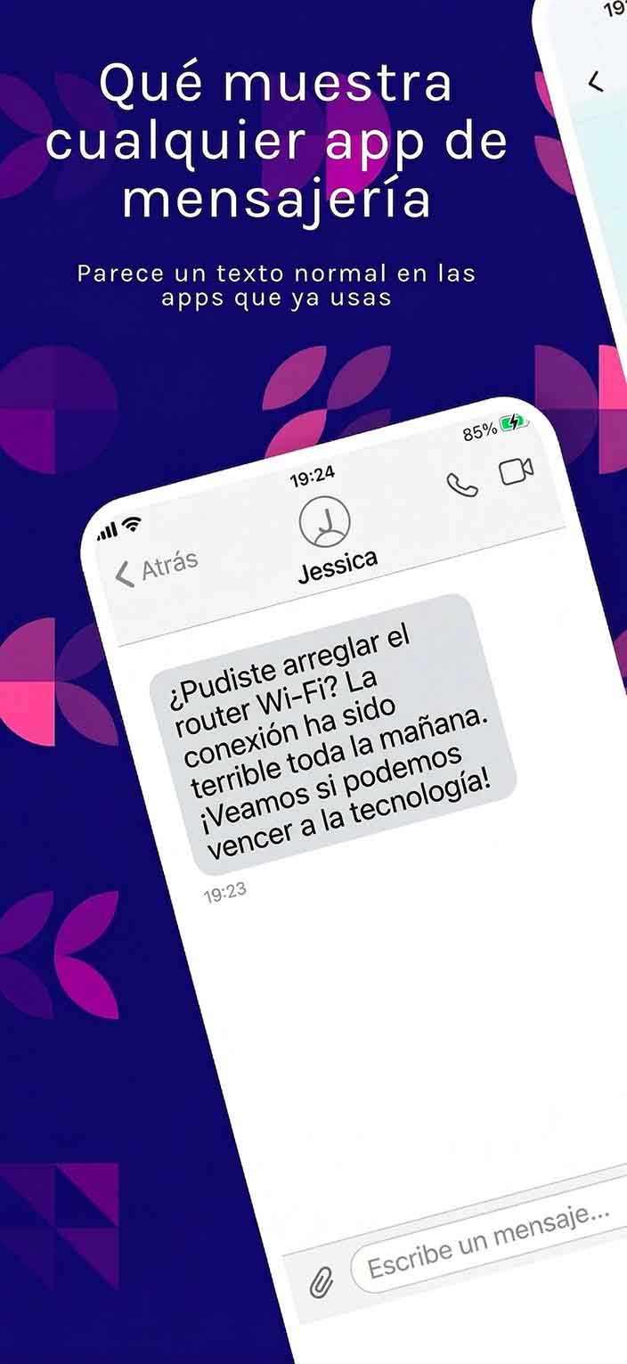 Message received in any messaging app