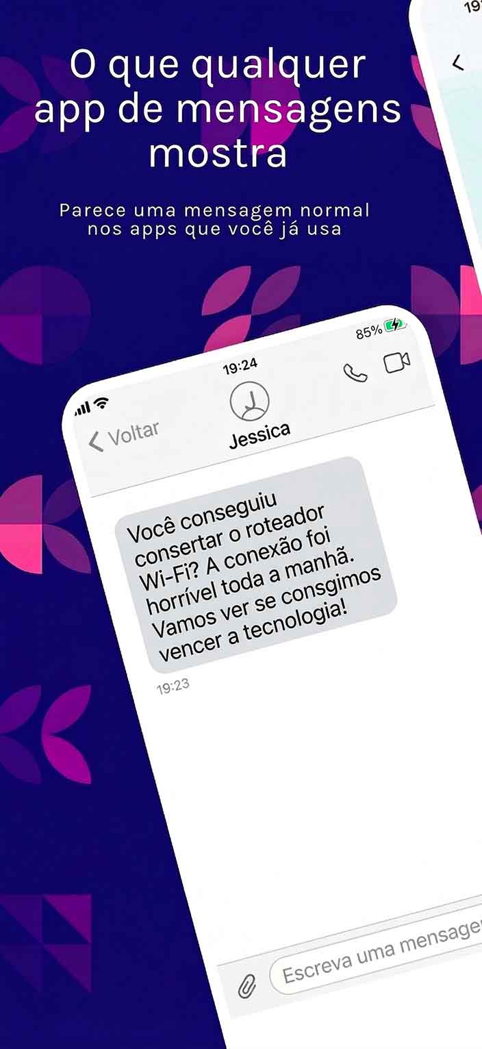 Message received in any messaging app