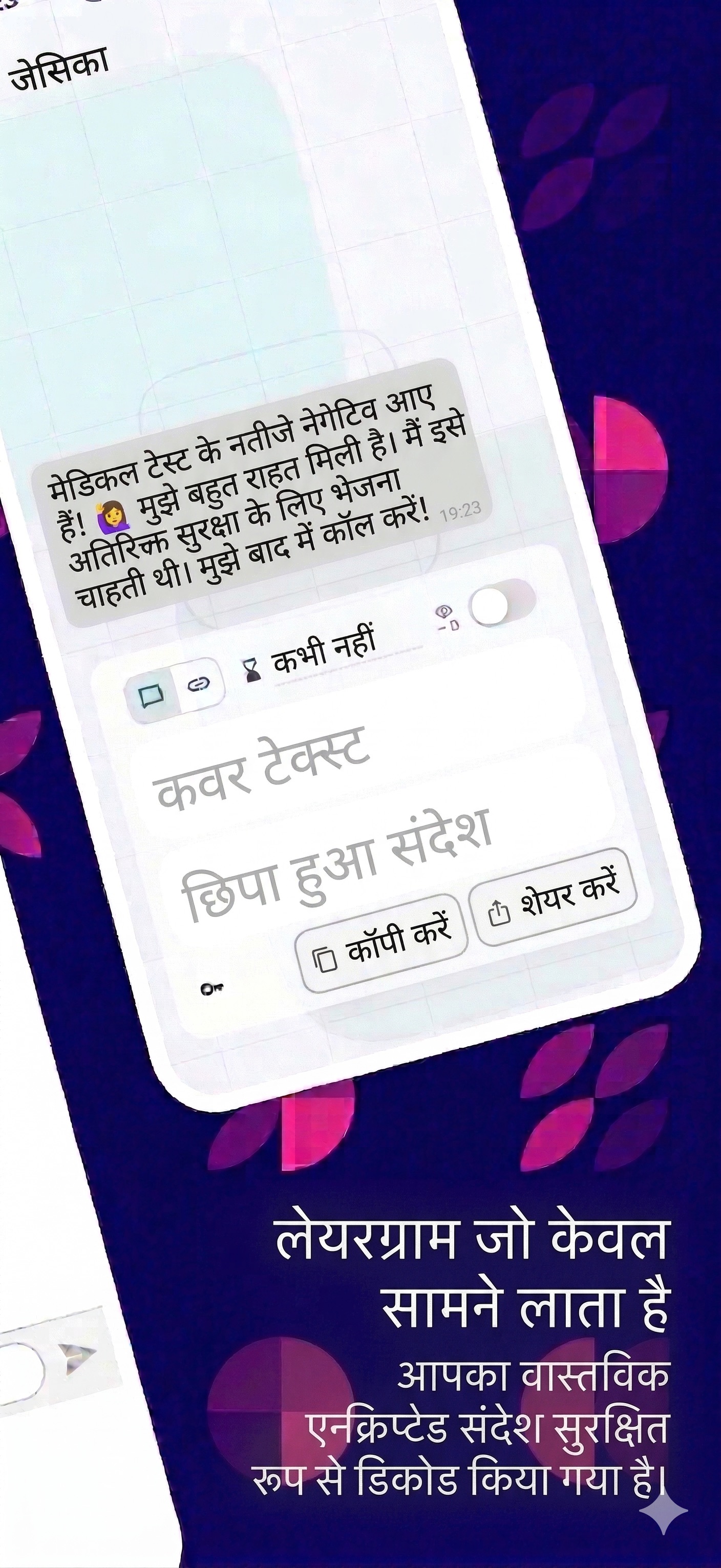 Layergram decoded message revealed